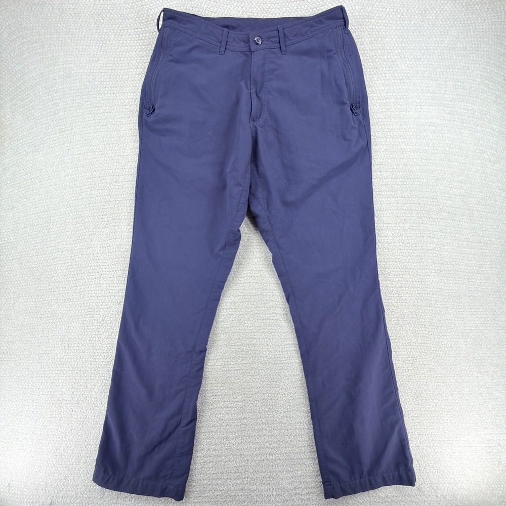 Clothing Arts Pick Pocket Proof Pants Mens 32x32 Navy Travel Nylon Security